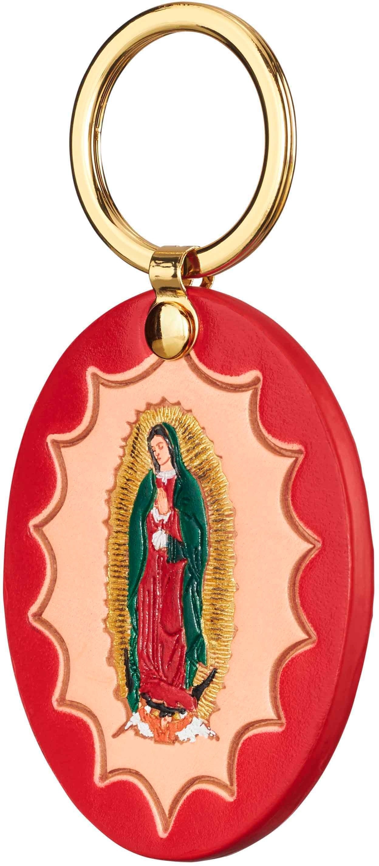 Guadalupe Leather Keychain view 16